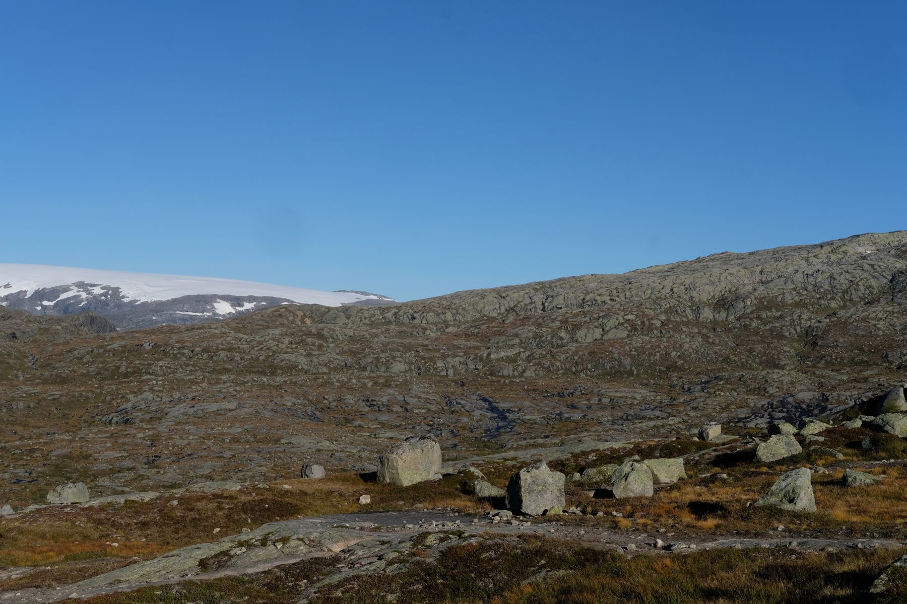 Desolate mountain top. 