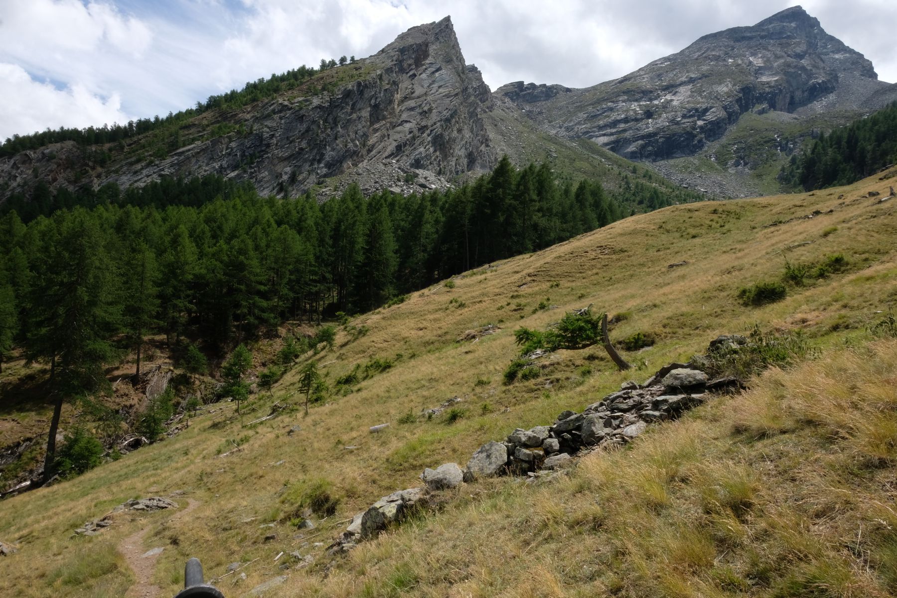 View on the way down the mountain.