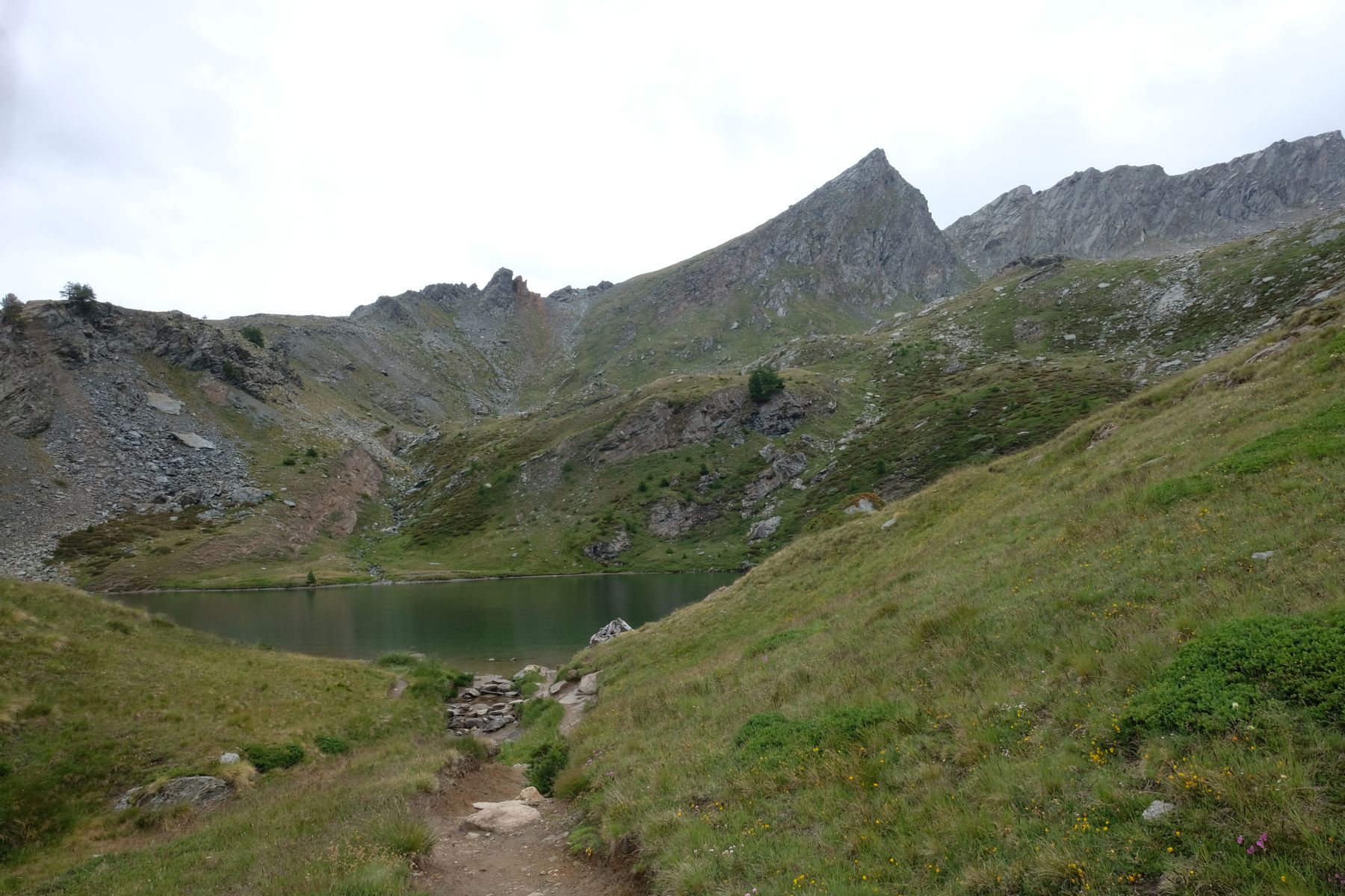 Lake near summit