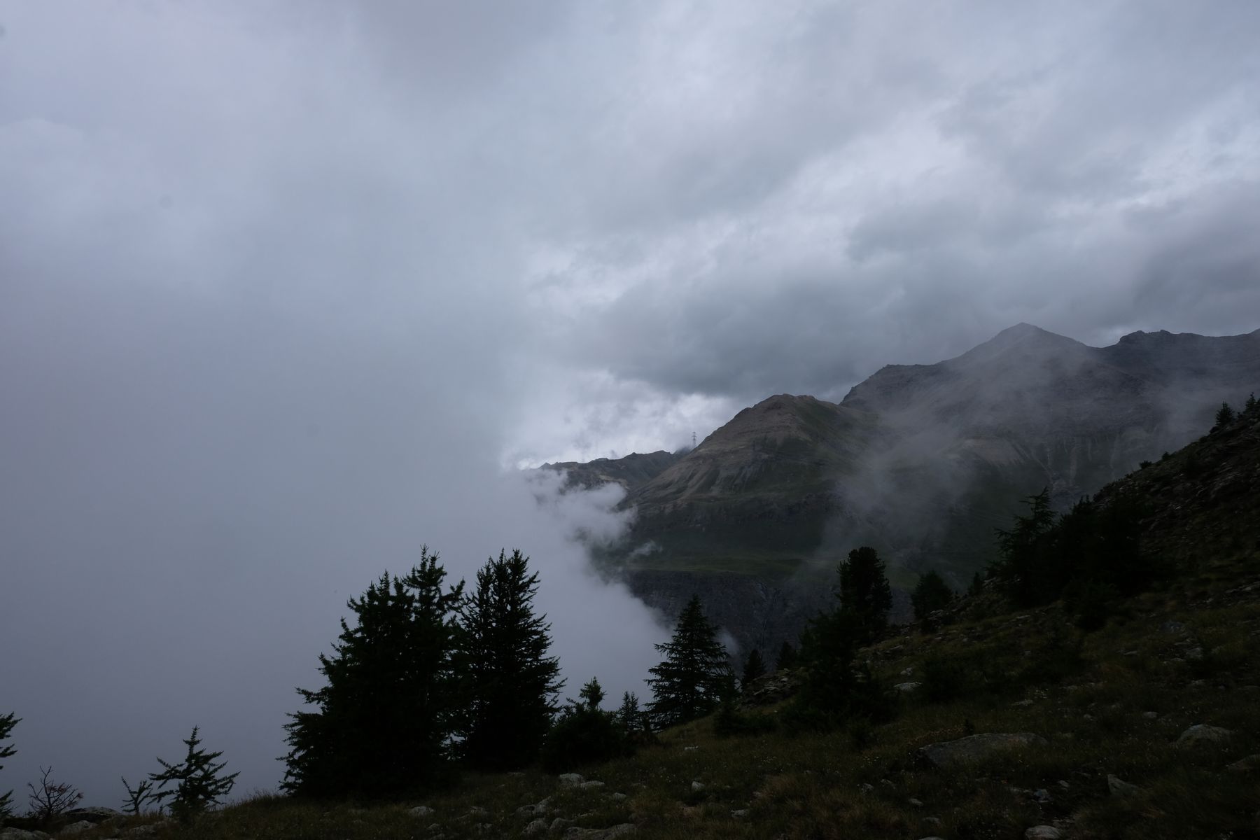 Cloud rolling in