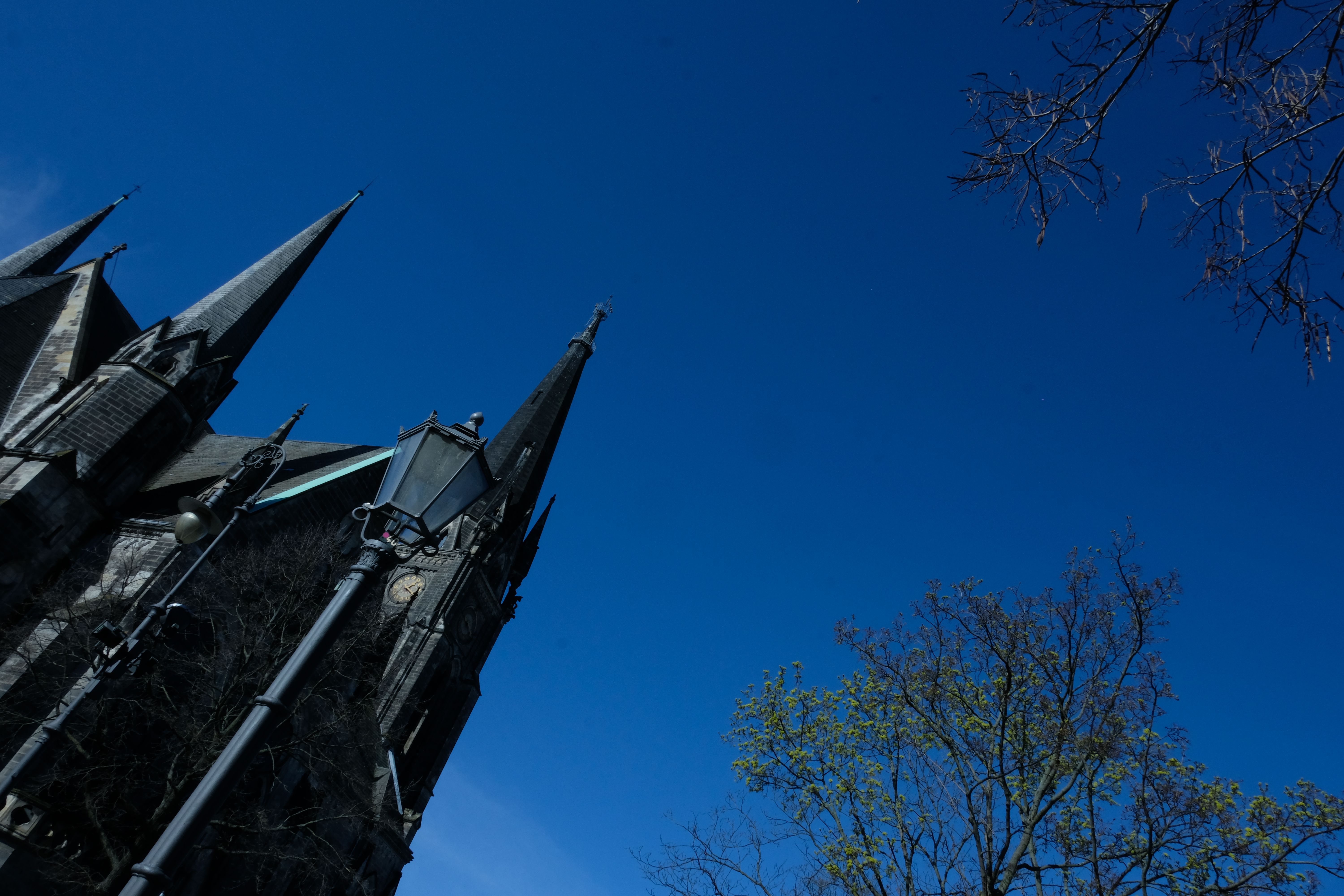 Looking up in Berlin.