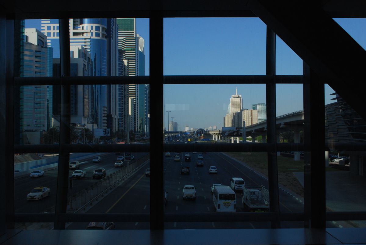 Dubai - taken from the footbridge in picture above