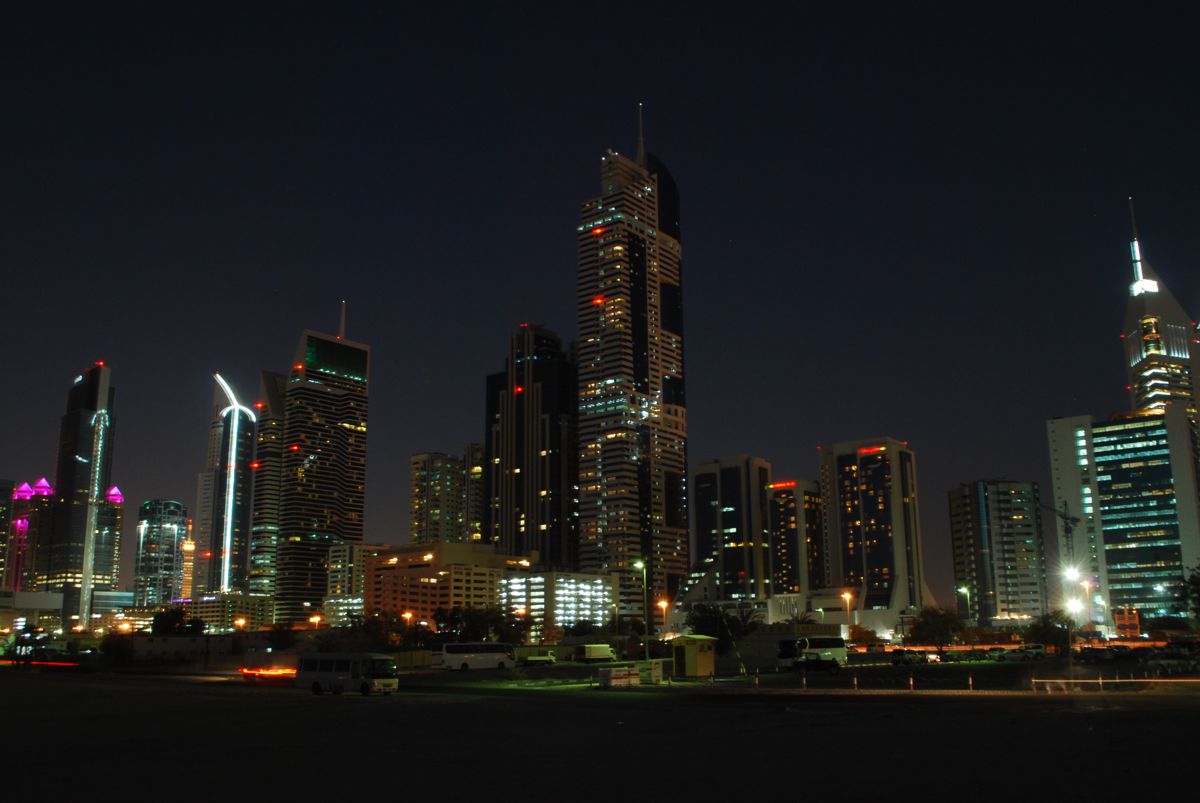 Dubai at night