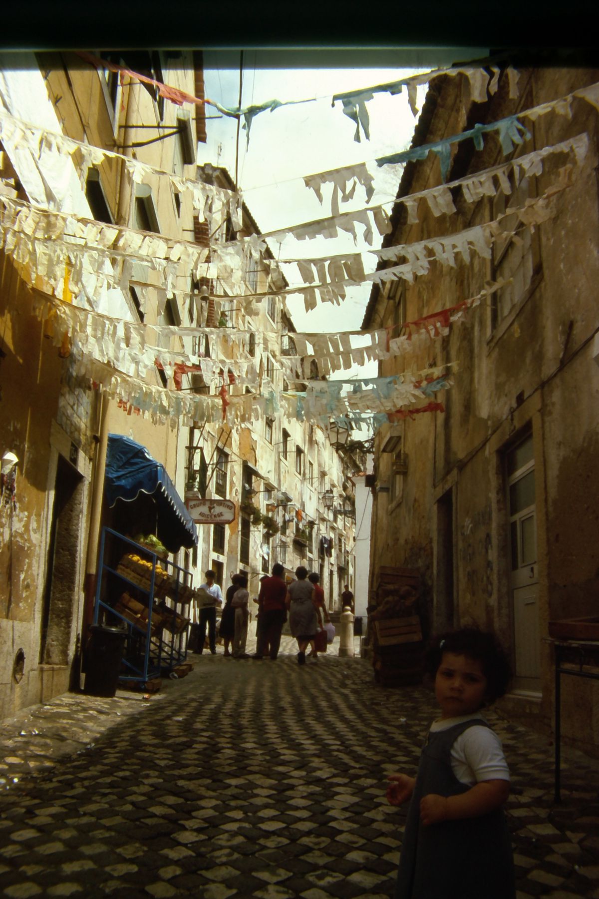 Alfama district, Lisbon. 1985.