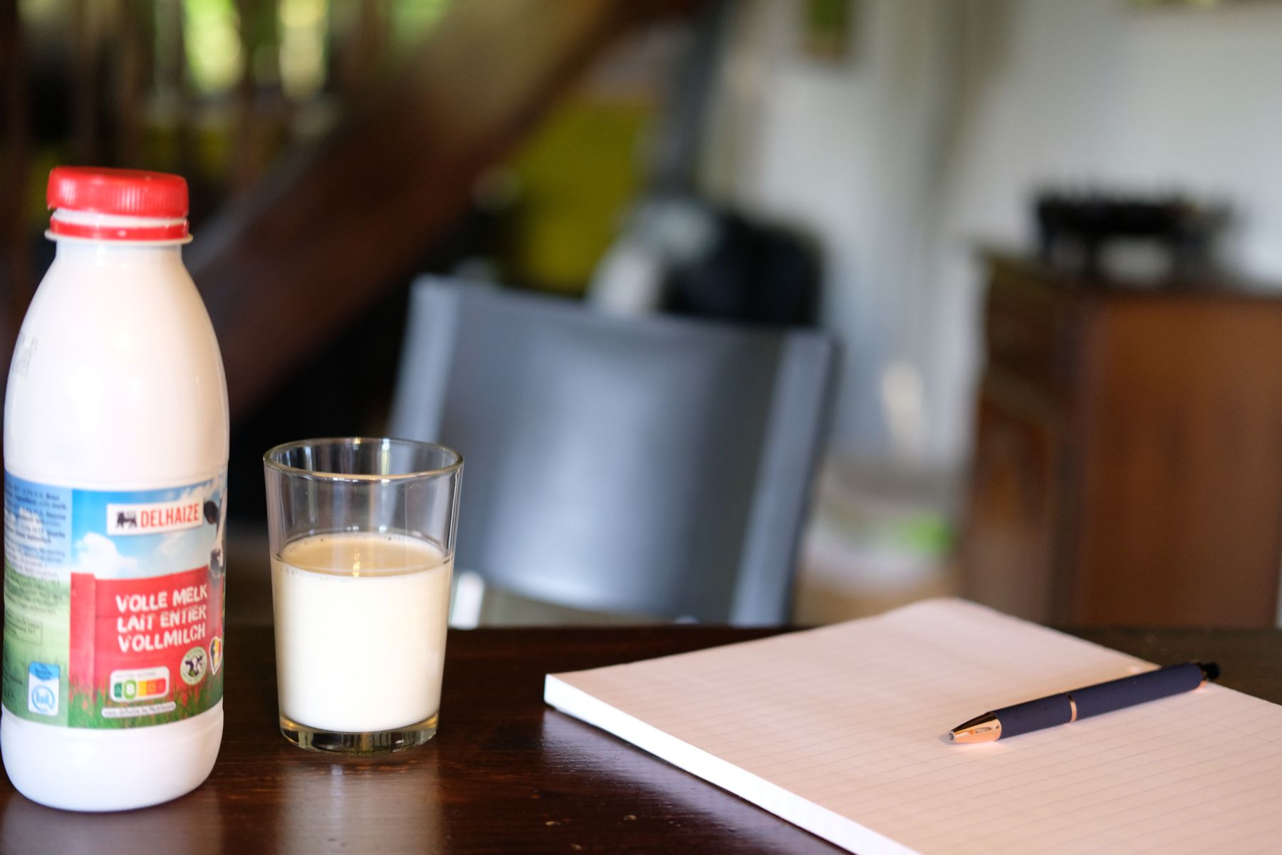 The Dutch serve milk at business lunches. 