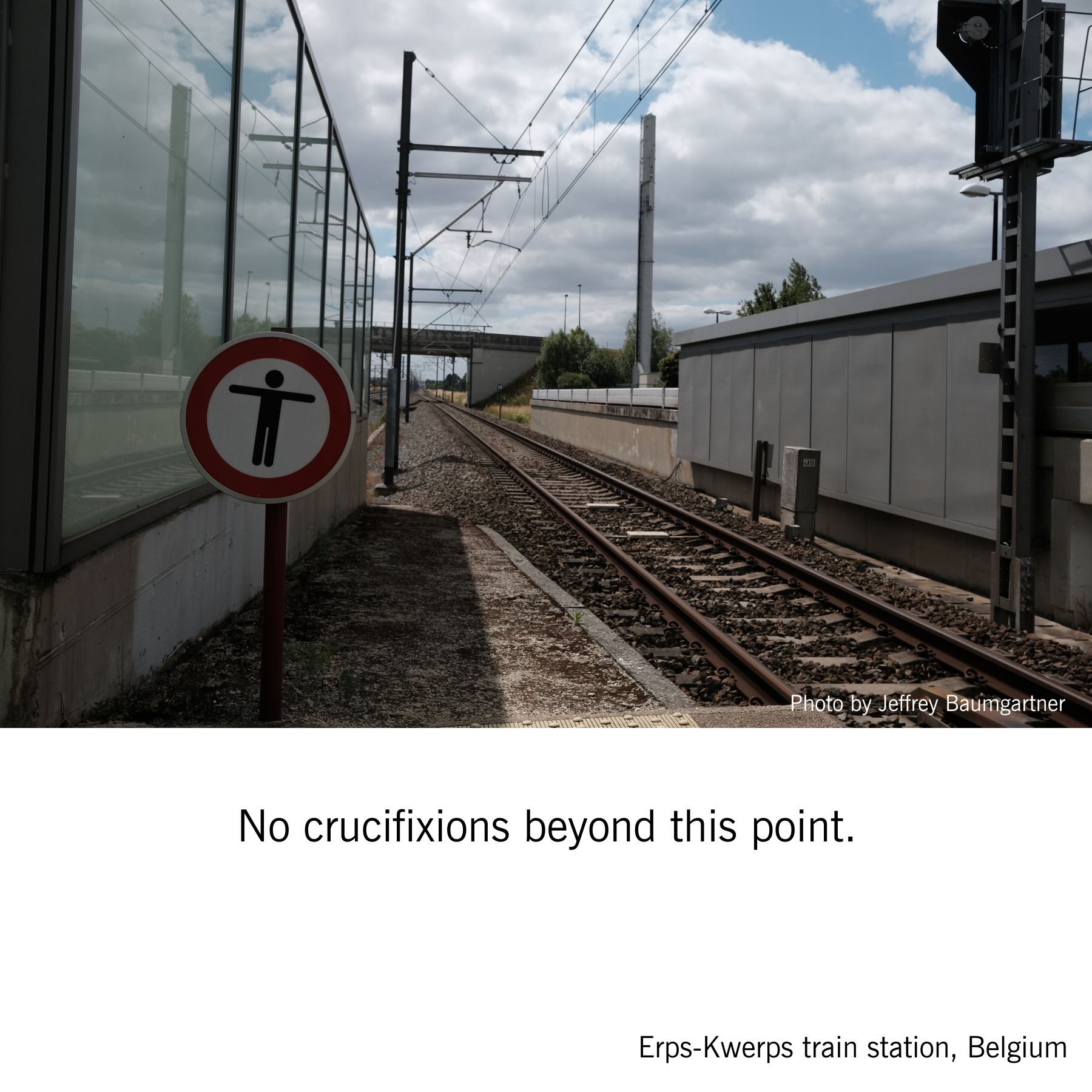 No crucifixions beyond this point