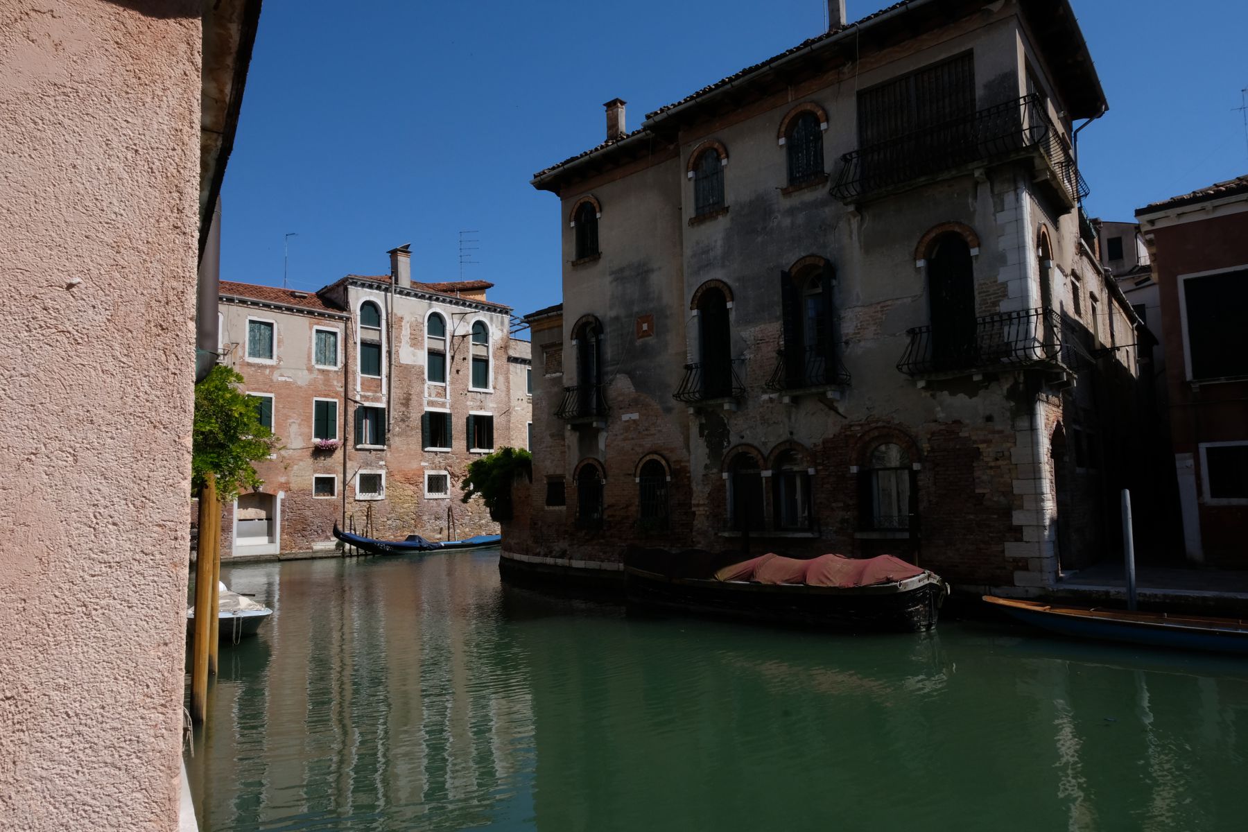 Hauntingly beautiful canal scene